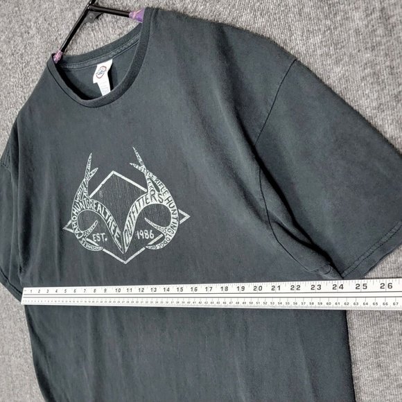 RealTree Outfitters T-Shirt Mens 2XL Black Antler Logo Short Sleeve Crewneck - Picture 5 of 9